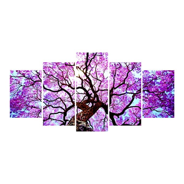 Vícedílný obraz La Maison Des Couleurs Pink Tree