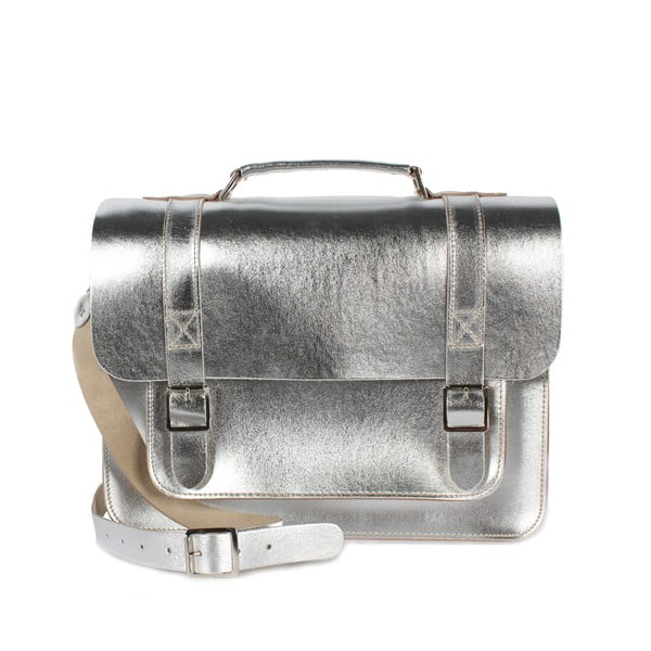 Kabelka Boho Briefcase, silver