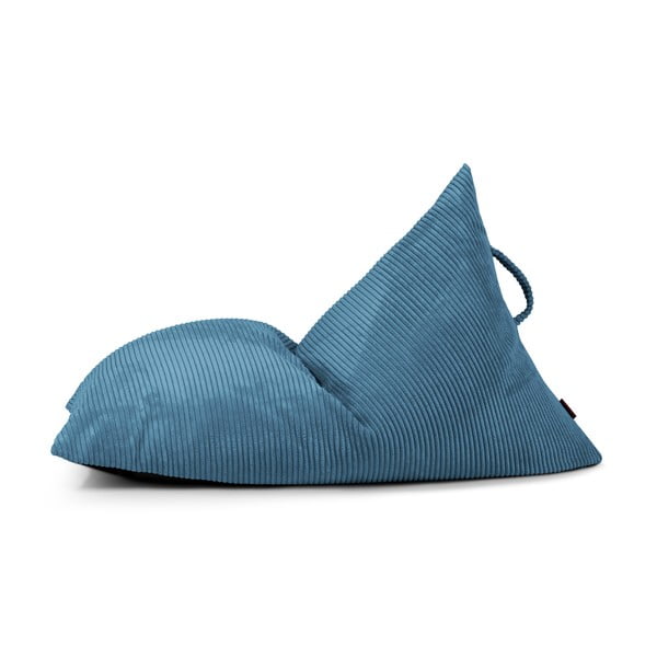 Modrý manšestrový dětský sedací vak Razzy – SLOWDOWN