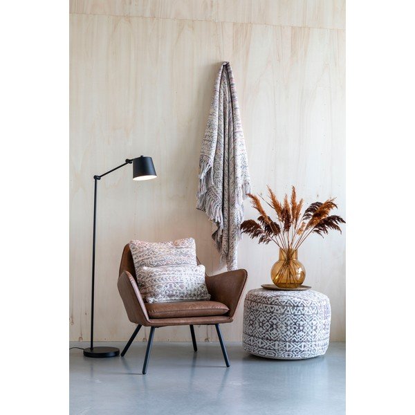 Barevný polštář White Label Liv Plum, 30 x 50 cm-image-4