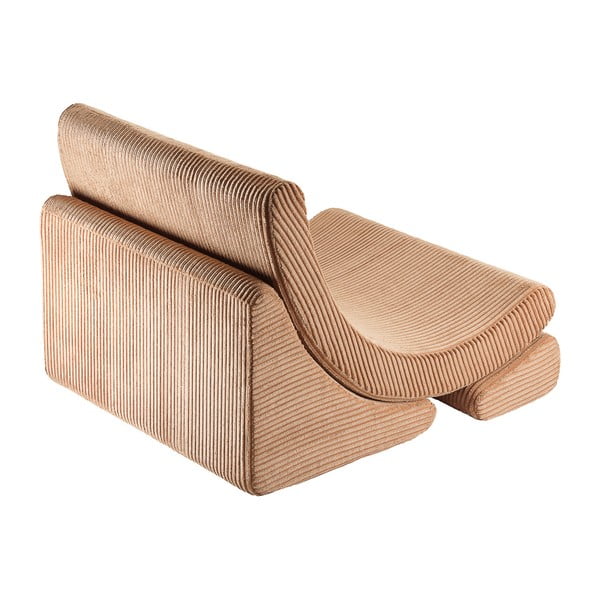 Hnědé manšestrové dětské křesílko Moon – Wigiwama-image-2