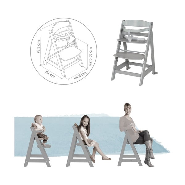 Taupe jídelní židlička Miffy – Roba-image-2