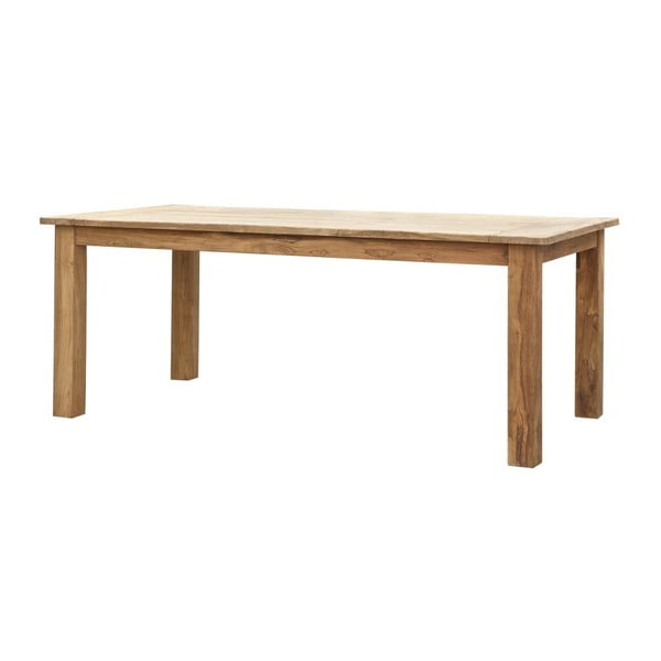 Dřevěný jídelní stůl z teakového dřeva Attitude Teak, 100 x 200 cm