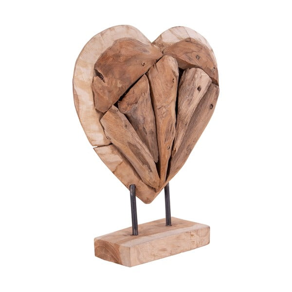 Dřevěná dekorace z teakového dřeva House Nordic Almada-image-1