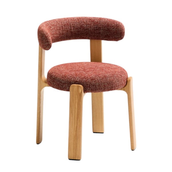 Jídelní židle z jasanového dřeva v přírodní barvě/v terakotové barvě Granite – Kave Home