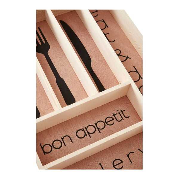 Dřevěný příborník do zásuvky v přírodní barvě 30 x 42 cm Bessan – Premier Housewares-image-3