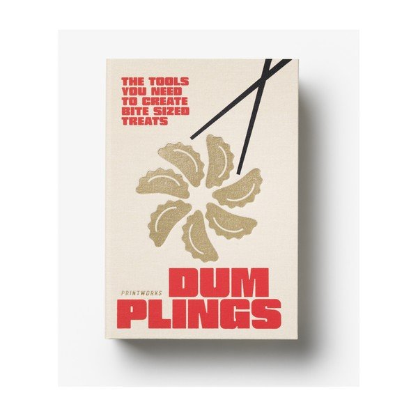 Béžové nerezové hůlky v sadě pro 4 osoby The Essentials - Dumpling Tools – Printworks