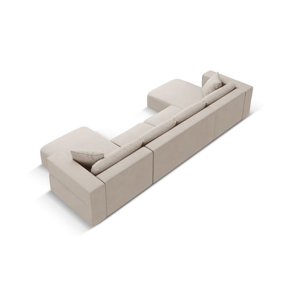 Béžová rohová pohovka do "U" Esther – Milo Casa-image-3