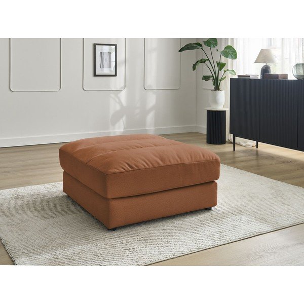 Oranžová sametová podnožka Sierra – Bobochic Paris-image-1