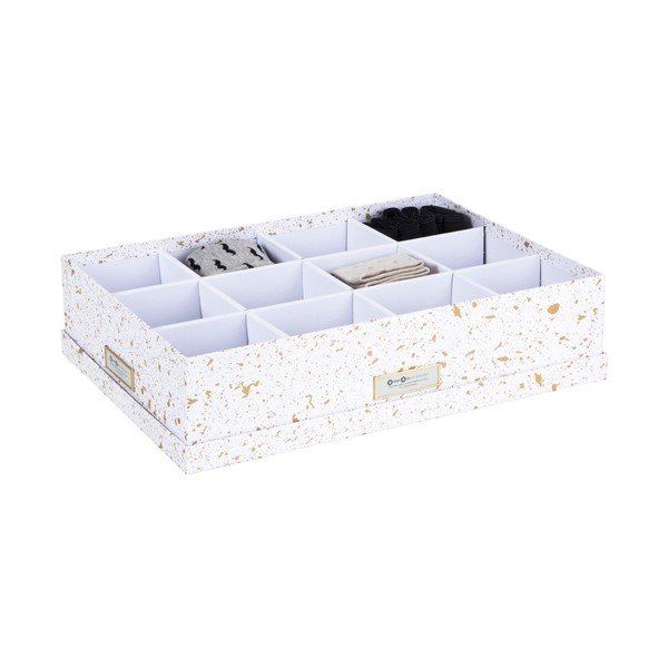 Krabice s přihrádkami ve zlato-bílé barvě Bigso Box of Sweden Jakob-image-2