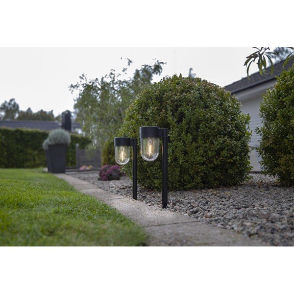Sada 2 venkovních solárních LED svítidel Star Trading Cupolai, výška 30 cm-image-2