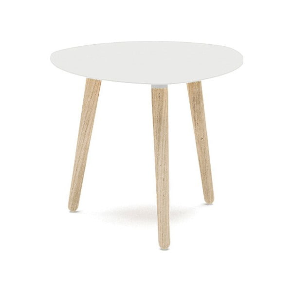 Bílý  příruční stolek MEME Design Nord Petalo
