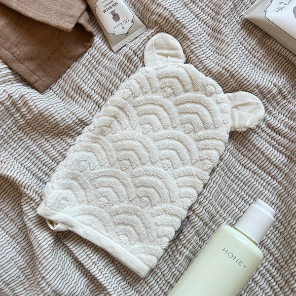 Slonovinová žínka z Bio bavlny 14x22 cm Off-White – Cam Cam Copenhagen-image-1