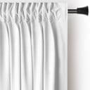 Bílý sametový dimout závěs 140x270 cm Pleat – Restilo