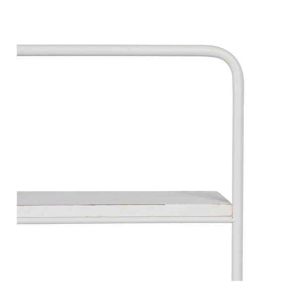 Bílá patrová kovová police 51 cm – Ixia-image-1