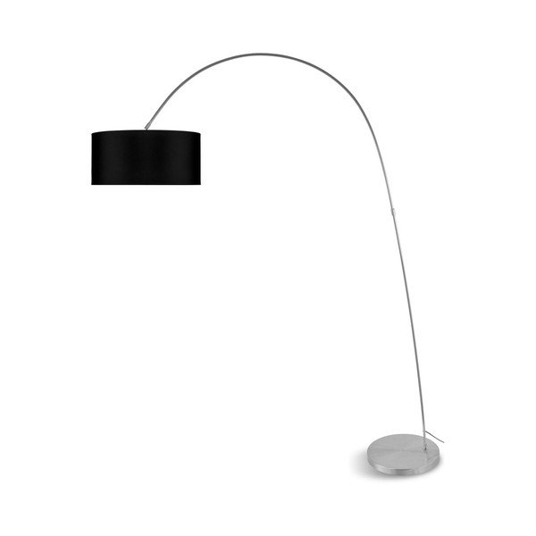 Volně stojící lampa s černým stínidlem Citylights Bolivia