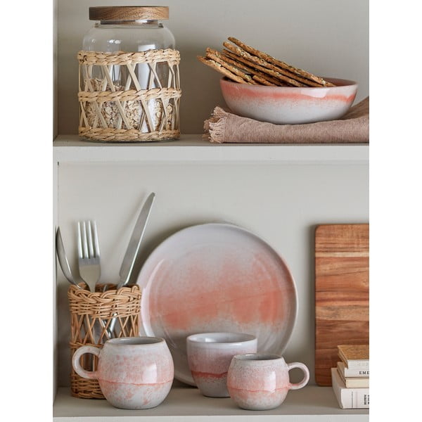 Oranžová miska z kameniny 525 ml Paula – Bloomingville-image-1