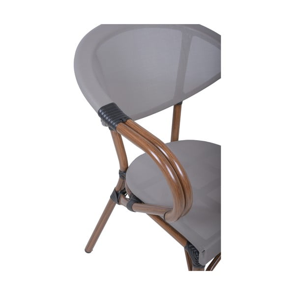 Béžová kovová zahradní židle Toskana – Garden Pleasure-image-2