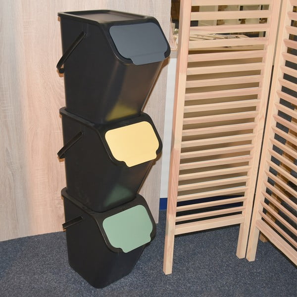 Plastový odpadkový koš na tříděný odpad 25 l Bin – Orion-image-2