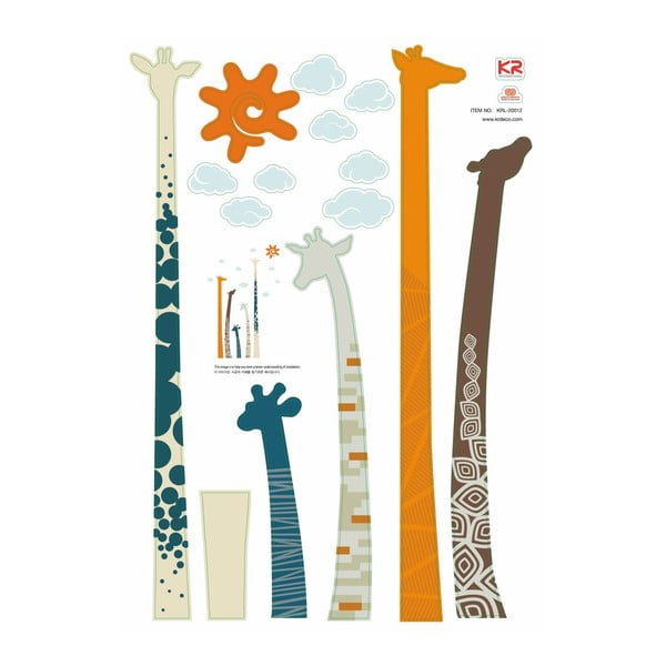 Nástěnná samolepka Giraffe Queen of the Savane-image-1