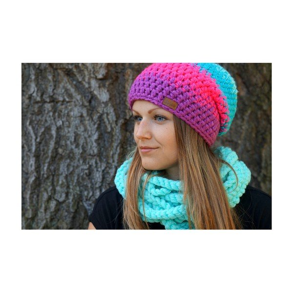 Ručně háčkovaná čepice DOKE Lola-image-3