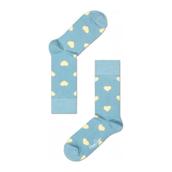 Ponožky Happy Socks Blue Hearts, vel. 36-40