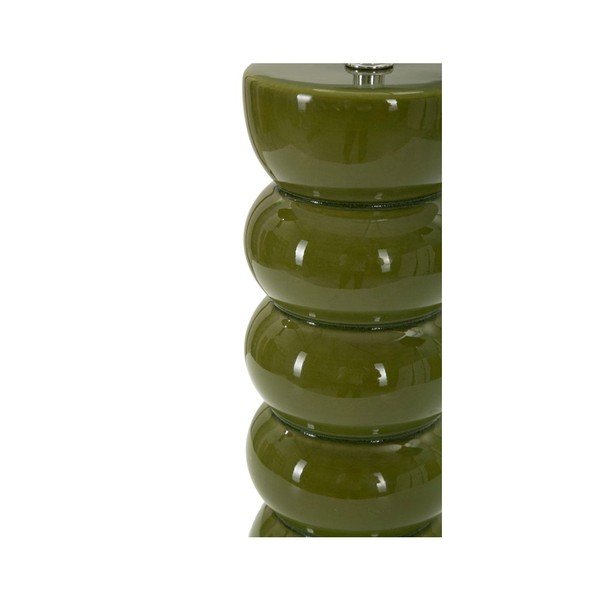 Bílá/zelená keramická stolní lampa s textilním stínidlem (výška 46 cm) Torr – Mauro Ferretti-image-3