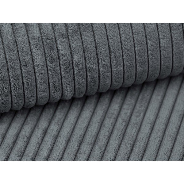 Tmavě šedá manšestrová rohová pohovka Campi – Cosmopolitan Design-image-4