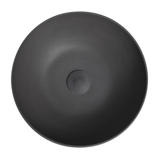 Antracitově šedé betonové umyvadlo Sapho Formigo, ø 39 cm