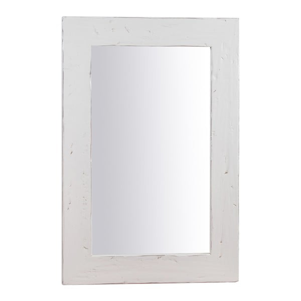 Bílé nástěnné zrcadlo Crido Consulting King