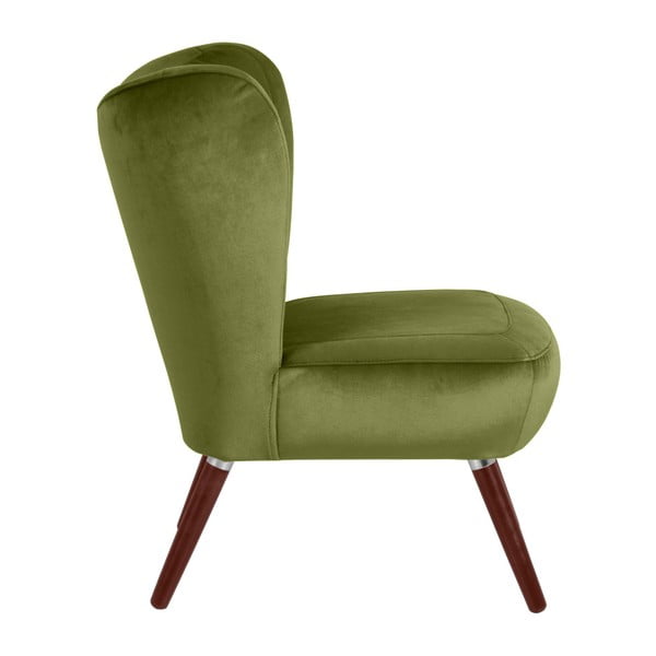 Zelené křeslo Max Winzer Sari Velvet-image-2
