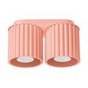 Broskvové kovové bodové svítidlo 10x21 cm Zora – Sollux
