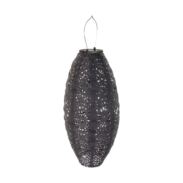 Tmavě šedá venkovní solární LED lucerna (výška 40 cm) Foxdale – House Nordic
