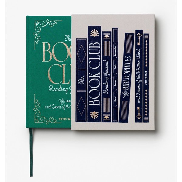 Zápisník 104 str. The Book Club Reading Journal – Printworks