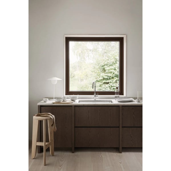 Barová stolička z dubového dřeva v přírodní barvě (výška sedáku 75 cm) Eli – Blomus-image-1