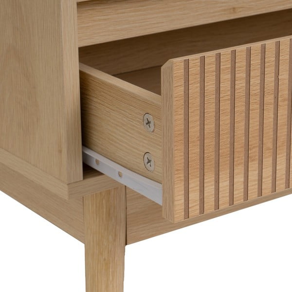 Knihovna v přírodní barvě 80x120x40 cm Naroa – Casa Selección-image-4