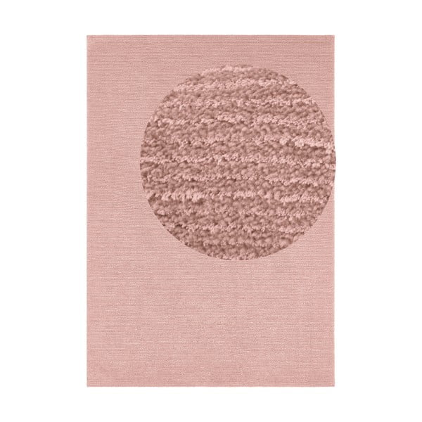 Růžový koberec Mint Rugs Supersoft, 120 x 170 cm