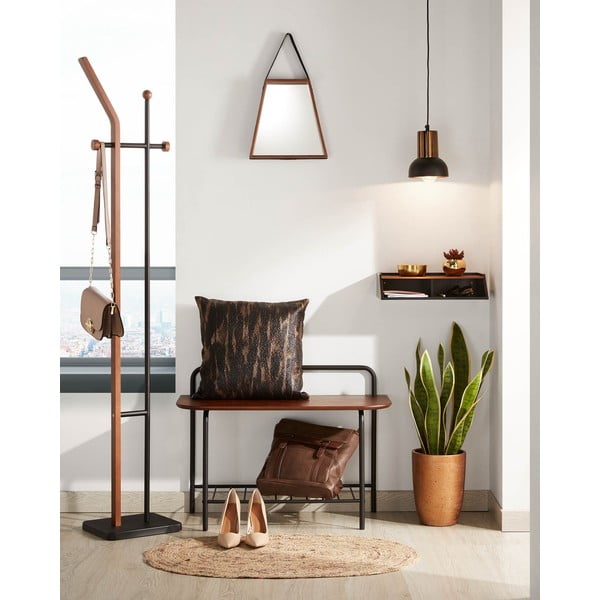 Věšák v ořechovém dekoru Kave Home Magali-image-1