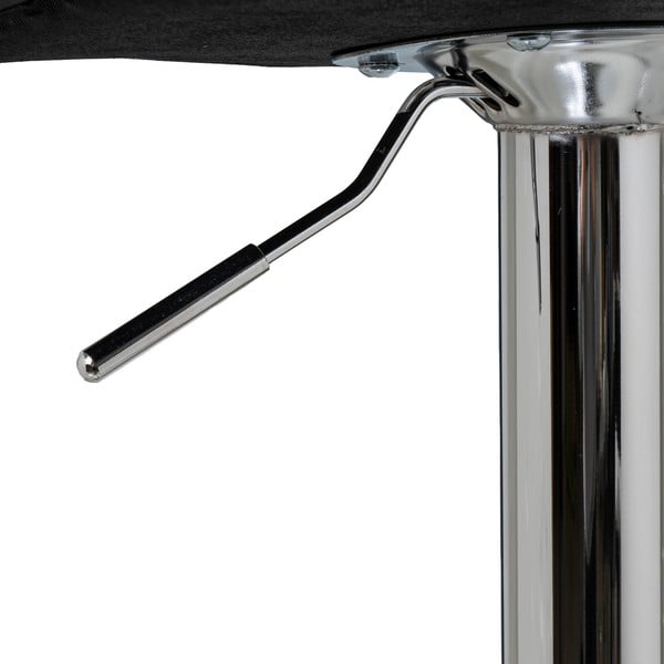 Černé barové židle s nastavitelnou výškou z imitace kůže v sadě 2 ks (výška sedáku 93 cm) – Casa Selección-image-4