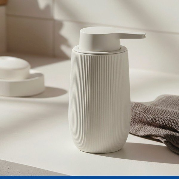 Krémový plastový dávkovač mýdla 400 ml Fablo – Wenko-image-1