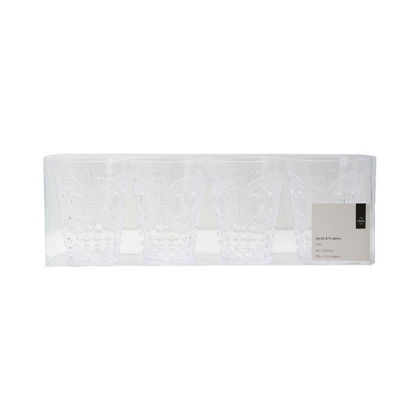 Set 4 sklenic Clear De Lis-image-1