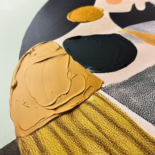 Obraz s ručně malovanými prvky na plátně 70x100 cm Penelope – Styler-image-2