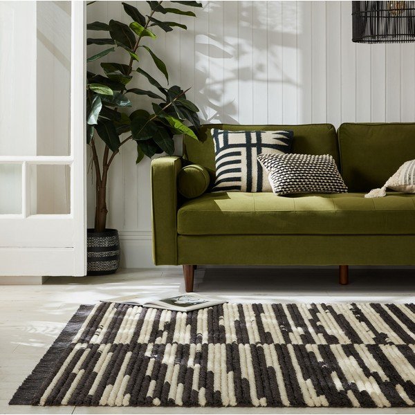 Černobílý koberec 120x170 cm Lina – Flair Rugs-image-1