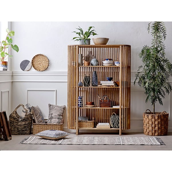 Knihovna z mangového dřeva 121x172 cm Sali - Bloomingville-image-1