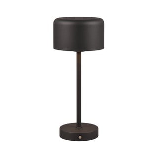 Matně černá LED stmívatelná stolní lampa (výška 30 cm) Jeff – Trio