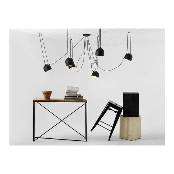 Černé závěsné světlo pro 6 žárovek CustomForm Popo-image-4