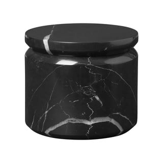 Černá mramorová úložná dóza Blomus Marble, ø 9 cm