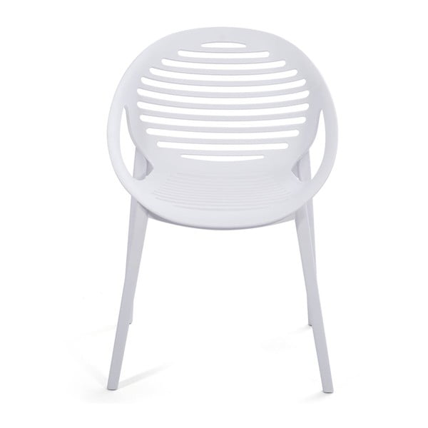 Set 4 bílých jídelních židlí Jaanna a přírodního stolu Marienlist – Bonami Essentials-image-4