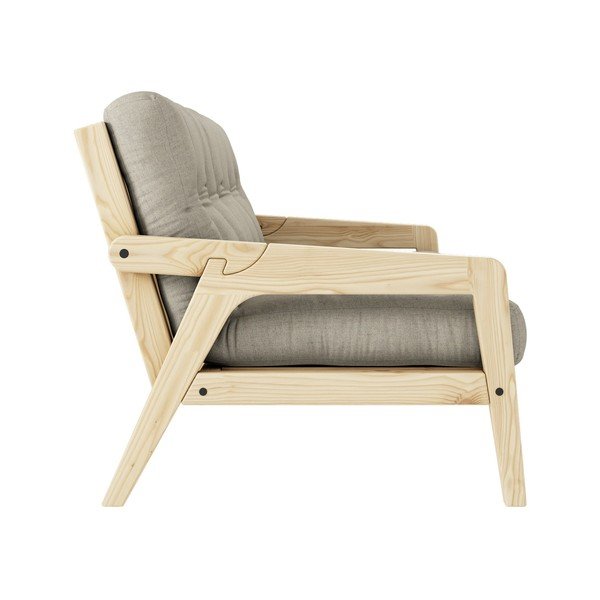 Béžová rozkládací pohovka 204 cm Grab - Karup Design-image-4