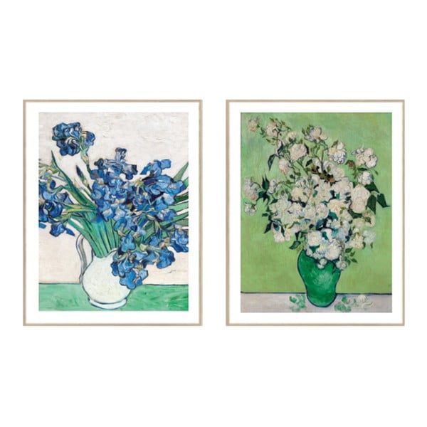 Obrazy v sadě 2 ks 30x40 cm Flowers in a Vase – knor